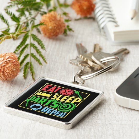 スリープ食べダーツリピーターPremium キーホルダー (側面)