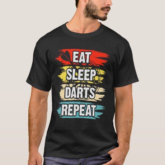 スリープ食べダーツリピート Tシャツ (正面)