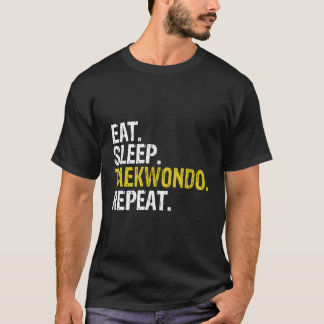 スリープ食べテコンドリピートのギフト Tシャツ