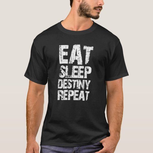 スリープ食べデスティニーリピート1 Tシャツ (正面)