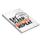 スリープ食べバスケットボールの繰り返し ノートブック (右側)