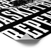 スリープ食べバスケットボールリピーターCoac ポスター (角)