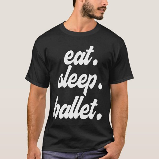 スリープ食べバレエ Tシャツ (正面)