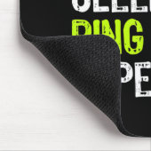 スリープ食べピンポン卓球選手ピンポンF マウスパッド (コーナー)