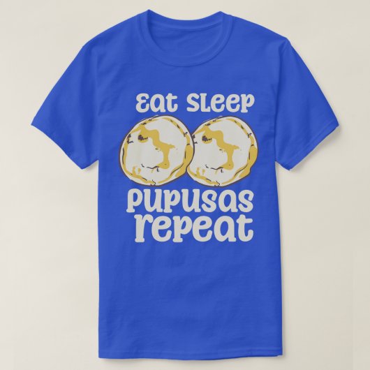 スリープ食べププサリピート Tシャツ (デザイン正面)
