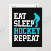 スリープ食べホッケーリピート ポストカード (正面/裏面)