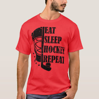 スリープ食べホッケーリピート Tシャツ