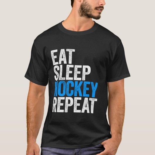 スリープ食べホッケーレピア Tシャツ (正面)