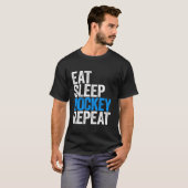 スリープ食べホッケーレピア Tシャツ (正面フル)