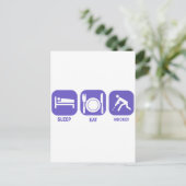 スリープ食べホッケー ポストカード (スタンド正面)