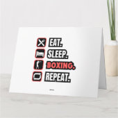 スリープ食べボクシングの繰り返し カード (裏面)