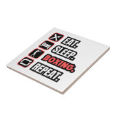 スリープ食べボクシングの繰り返し タイル (側面)