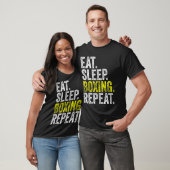 スリープ食べボクシングリピーターBoxer Fighting Wor Tシャツ (ユニセックス)