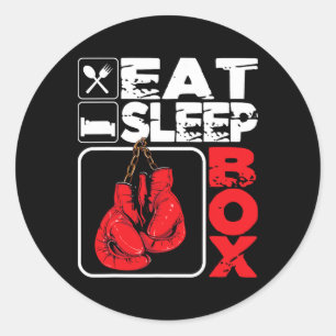 スリープ食べボックス – ボクシングラバージムBoxer Kickboxing ラウンドシール