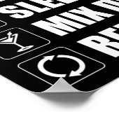 スリープ食べミックスドリンクのリピート ポスター (角)