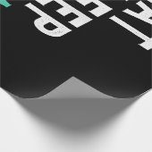 スリープ食べミュージカルの繰り返し ラッピングペーパー (角)