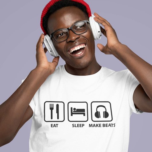 スリープ食べメイクビート Tシャツ