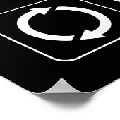 スリープ食べモジトス繰り返し ポスター (角)