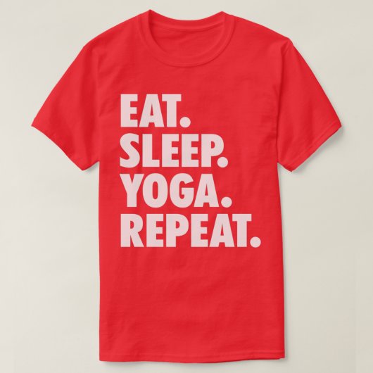 スリープ食べヨガリピート3 Tシャツ (デザイン正面)