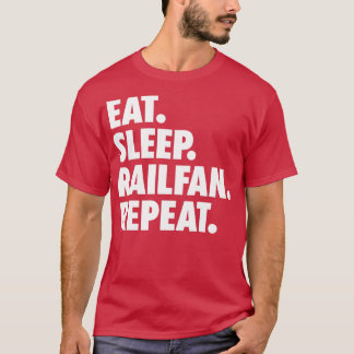 スリープ食べライファンのリピート Tシャツ