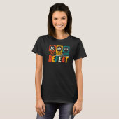 スリープ食べライン踊りリピートダンサー踊り Tシャツ (正面フル)