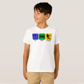 スリープ食べラクロス Tシャツ (正面フル)