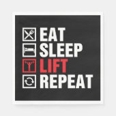 スリープ食べリフトリピートナプキンス スタンダードランチョンナプキン (正面)