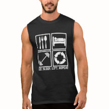 スリープ食べリフトリピート重量挙げジム