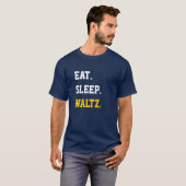スリープ食べワルツ Tシャツ (正面フル)