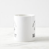 スリープ食べ修正物リピーターおもしろいリペアマン コーヒーマグカップ (中央)