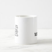 スリープ食べ先生英語 コーヒーマグカップ (中央)