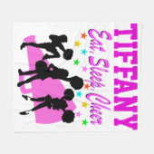 スリープ食べ応援パーソナライズされたフリースブランケット フリースブランケット (正面(横))