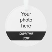 スリープ食べ応援リピートCheleaderフォトオーナメント オーナメント (裏面)