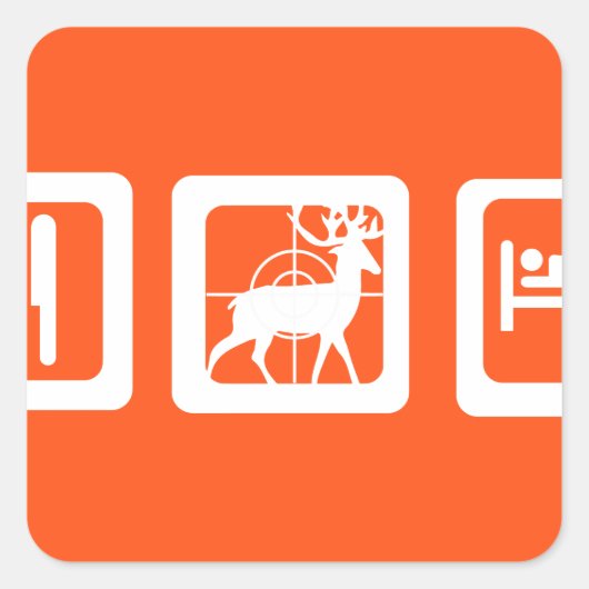 スリープ食べ狩り スクエアシール (正面)