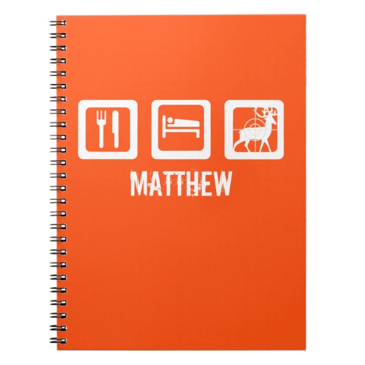 スリープ食べ狩り ノートブック (正面)