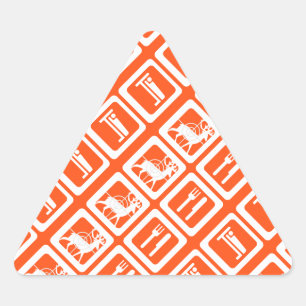 スリープ食べ狩り 三角形シール