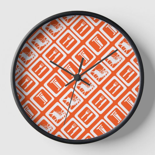 スリープ食べ狩り 壁時計 (正面)