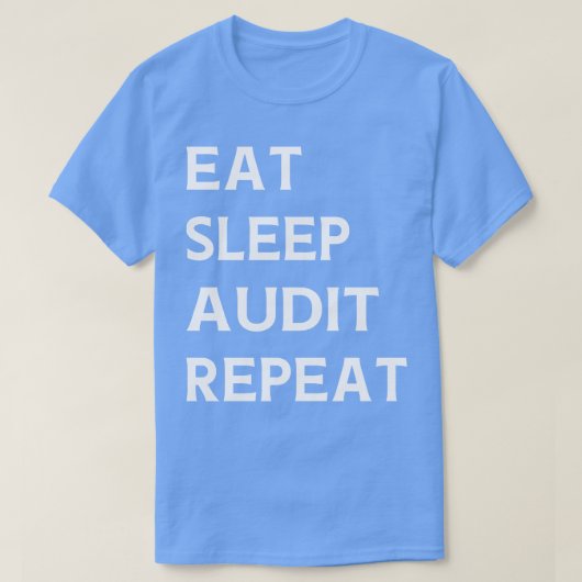 スリープ食べ監査の再監査監査 Tシャツ (デザイン正面)