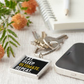 スリープ食べ究極のフリスビースポーツリピート キーホルダー (側面)