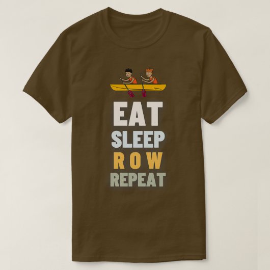 スリープ食べ行の繰り返し12 Tシャツ (デザイン正面)