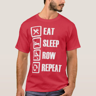 スリープ食べ行の繰り返し6 Tシャツ