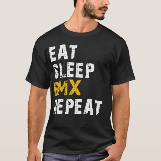 スリープ食べBMX Tシャツ (正面)