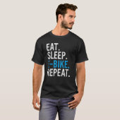 スリープ食べEバイクリピートE MTB 3 Tシャツ (正面フル)