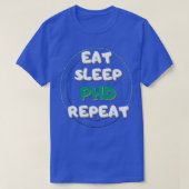 スリープ食べPHD REPEA0 Tシャツ (デザイン正面)