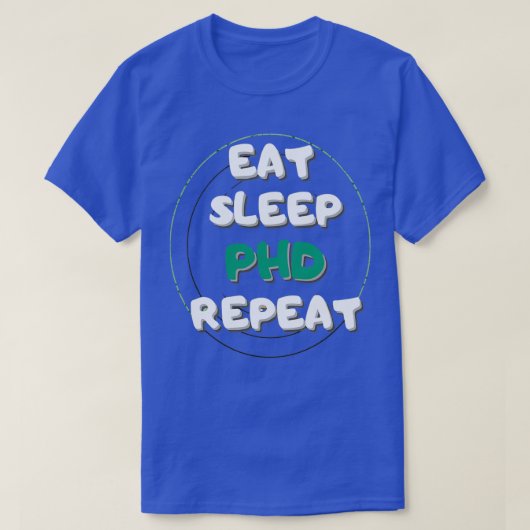 スリープ食べPHD REPEA0 Tシャツ (デザイン正面)
