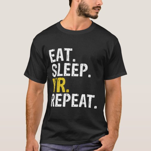 スリープ食べVr繰り返しプレゼント Tシャツ (正面)
