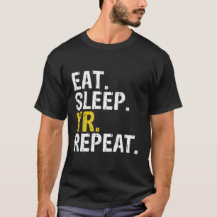 スリープ食べVr繰り返しプレゼント Tシャツ