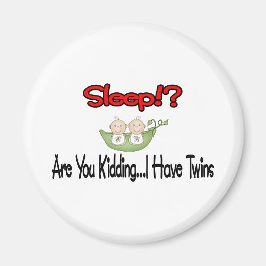 スリープ?!私は双子がいる マグネット (正面)