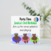 スリーベアーズパーティー 招待状 (スタンド正面)