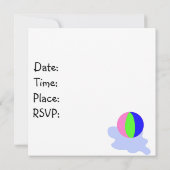 スリーベアーズパーティー 招待状 (裏面)